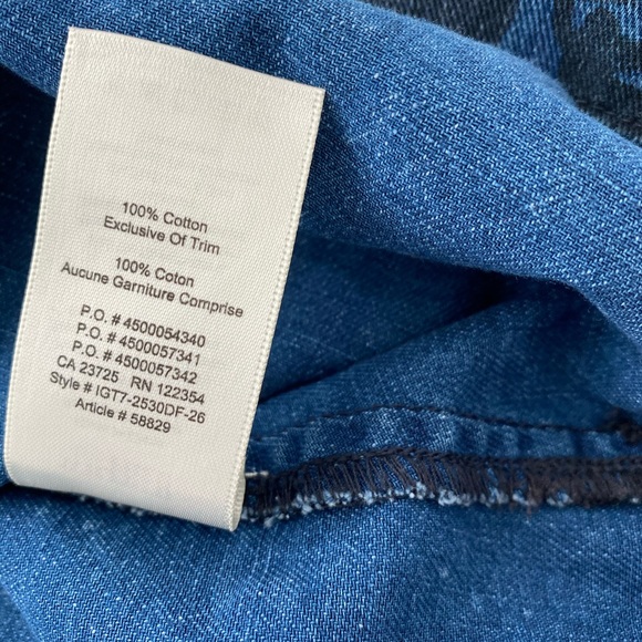 Ariztia Wilfred Free denim cropped tank - Picture 5 of 5